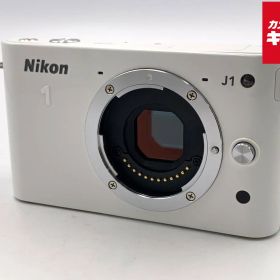 【中古】 【並品】 ニコン Nikon 1 J1 ボディ ホワイト 【ミラーレス一眼】