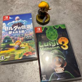 ゼルダの伝説 夢をみる島 ルイージマンション3 Switch ソフト2本