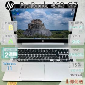 HP ProBook 450 G7 i5 8GB 256GB |T3976|