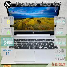 HP ProBook 450 G7 i5 8GB 256GB |T3989|