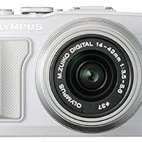 【中古】［非常に良い］OLYMPUS ミラーレス一眼 PEN Lite E-PL6 レンズキット ホワイト E-PL6 LKIT WHT