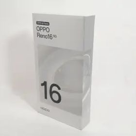【未使用】Oppo 【SIMフリー】 OPPO Reno16 5G ポップホワイト 12GB 256GB CPH2865【新宿】保証期間３ヶ月