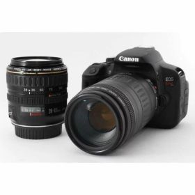 【中古】 キヤノン Canon デジタル一眼レフカメラ EOS Kiss X6i 標準&望遠ダブルズームセット 美品 ストラップ 当店保証30日間 人気 一眼レフ デジタル一眼 中古 カメラ