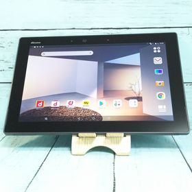 【送料無料】docomo arrows Tab F-02K Black ブラック 本体 白ロム SIMロック解除済み SIMフリー 437158