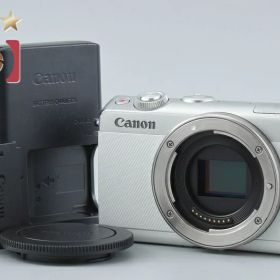 【中古】Canon キヤノン EOS M100 ホワイト ミラーレス一眼カメラ