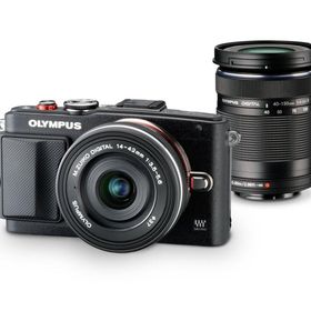 【中古】 オリンパス OLYMPUS ミラーレス一眼 PEN Lite E-PL6 EZダブルズームキット ブラック E-PL6 EZ DZKIT BLK 当店保証30日間 人気 ミラーレス一眼 ミラーレス デジタルカメラ 中古