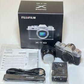 動作良好 FUJIFILM X-T10 シルバー フジフィルム ミラーレス一眼