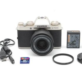 極美品 FUJIFILM X-T100 15-45mm ミラーレス一眼 #563