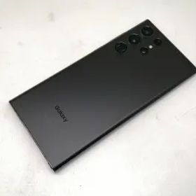 【中古】SAMSUNG au 【SIMフリー】 Galaxy S22 Ultra ファントムブラック 12GB 256GB SCG14【宇田川】保証期間１ヶ月【ランクB】