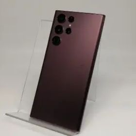 【中古】SAMSUNG au 【SIMフリー】 Galaxy S22 Ultra バーガンディ 12GB 256GB SCG14【日本橋3】保証期間１ヶ月【ランクB】