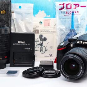 スマホに送れるセット⭐️Nikon D3200⭐️ダブルレンズ⭐️フルHD動画