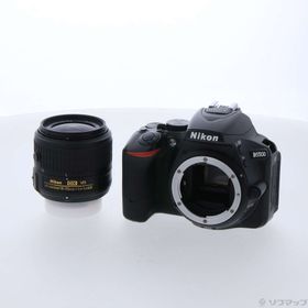 (中古)Nikon NIKON D5500 18-55 VRII レンズキット ブラック(269-ud)