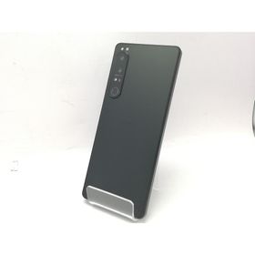 【中古】SONY au 【SIMフリー】 Xperia 1 IV ブラック 12GB 256GB SOG06【イオンモール新利府】保証期間１ヶ月【ランクB】
