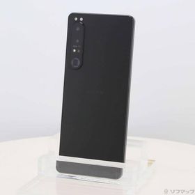 〔中古〕SONY(ソニー) Xperia 1 IV 256GB ブラック SOG06 au SIMフリー〔269-ud〕
