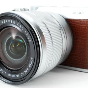 【中古】 富士フイルム Fujifilm ミラーレス一眼カメラ X-A1 ブラウン レンズキット 美品 Wi-Fiでスマホへ転送 チルト式液晶モニター 当店保証30日間 人気 ミラーレス一眼 ミラーレス デジタルカメラ 中古