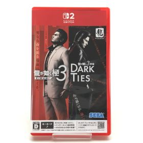□SEGA Nintendo Switch2ソフト 龍が如く 極３ / 龍が如く３外伝 Dark Ties 開封品