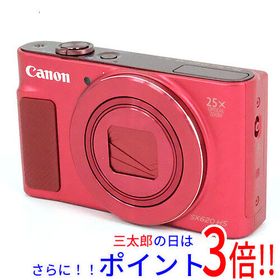 【中古】送料無料 Canon製 PowerShot SX620 HS レッド 2020万画素