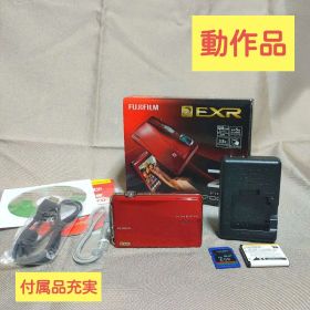 【動作確認済】FUJIFILM FinePix Z700EXR レッド セット