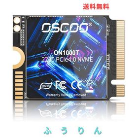 OSCOO 512GB M.2 2230 NVMe Gen4x4 PCIe SSD、3D NAND搭載、グラフェン放熱ソリューション、最大5200MB/s、Steam Deck・ASUS ROG Ally・M