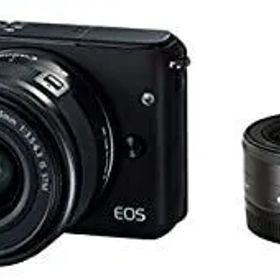 【中古】(非常に良い)Canon ミラーレス一眼カメラ EOS M10 ダブルレンズキット(ブラック) EF-M15-45mm F3.5-6.3 IS STM EF-M22mm F2 STM 付属 EOSM10BK-WLK