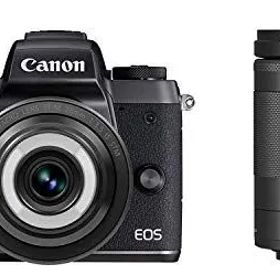 【中古】「非常に良い（無料延長保証）」Canon ミラーレス一眼カメラ EOS M5 クリエイティブマクロ ダブルレンズキット EF-M28mmF3.5IS EF-M18-150mm F3.5-6.3 IS付属 EOSM