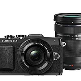 【中古】【非常に良い】OLYMPUS PEN E-PL7 EZダブルズームキット ブラック ミラーレス一眼 E-PL7 EZ DZKIT BLK d2ldlup