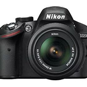 【中古】Nikon デジタル一眼レフカメラ D3200 レンズキット AF-S DX NIKKOR 18-55mm f/3.5-5.6G VR付属 ブラック D3200LKBK tf8su2k