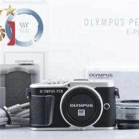 【中古】OLYMPUS オリンパス PEN E-PL9 14-42mm EZ レンズキット ブラック シャッター回数僅少 元箱付き