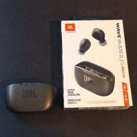 【JBL】WAVE BUDS 2 完全ワイヤレスイヤホン ブラック 動作品
