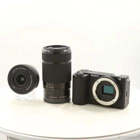 【中古】SONY(ソニー) VLOGCAM ZV-E10 II ダブルズームレンズキット ブラック ZV-E10M2X B 【262-ud】
