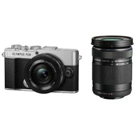 OM SYSTEM PEN E-P7 EZダブルズームキット シルバー