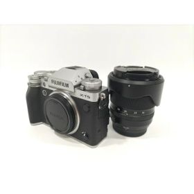 【中古】FujiFilm FUJIFILM X-T5 XF16-50mmレンズキット 日英2言語設定モデル シルバー【大阪本店】保証期間1ヶ月【ランクB】