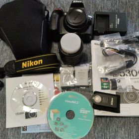 美品傷なし Nikon D5300 本体 バッテリー2個付