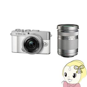 ミラーレス一眼カメラ OLYMPUS PEN E-P7 EZダブルズームキット [ホワイト]
