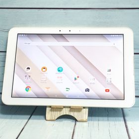 【送料無料】au Qua tab QZ10 KYT33 オフホワイトKYT33SWA 本体 白ロム SIMロック解除済み SIMフリー B023846