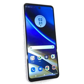 中古 Motorola moto g52j 5G 128GB パールホワイト XT2219-1 PATM0001JP SIMフリー ※SIMトレイ欠品