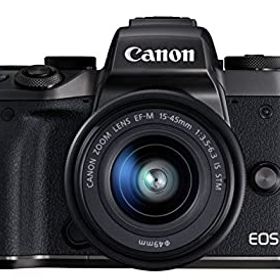 【中古】 Canon キャノン ミラーレス一眼カメラ EOS M5 レンズキット EF-M15-45mm F3.5-6.3 IS STM 付属 EOSM5-1545ISSTMLK