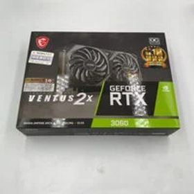 中古 MSI GeForce RTX 3060 VENTUS 2X 12G OC (RTX3060 12GB) 144777 状態： C:並品