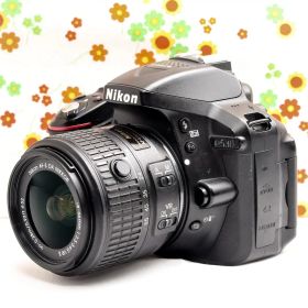 【Wi-Fiスマホ転送】Nikon D5300 レンズキット♪初心者安心！自撮り
