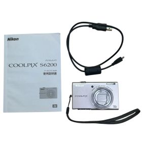 Nikon ニコン COOLPIX S6200 クールピクス コンパクトデジタルカメラ プラチナシルバー