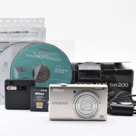 現状品 Nikon ニコン COOLPIX S6200 プラチナシルバー コンパクトデジタルカメラ #4825