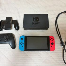 Nintendo Switch 本体 ネオンブルー ネオンレッド プロコン付