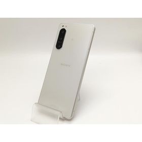【中古】SONY 楽天モバイル 【SIMフリー】 Xperia 5 IV 8GB 128GB XQ-CQ44 エクリュホワイト【福岡天神】保証期間１ヶ月【ランクC】