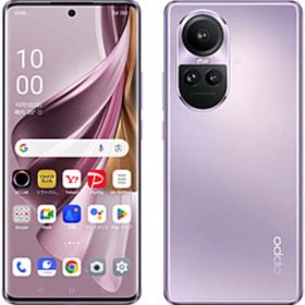 【中古】OPPO(オッポ) OPPO Reno10 Pro 5G 256GB グロッシーパープル A302OP Softbank SIMフリー 【258-ud】