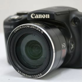 【返品保証】 キャノン Canon PowerShot SX500 IS 30x ブラック バッテリー付き コンパクトデジタルカメラ T615