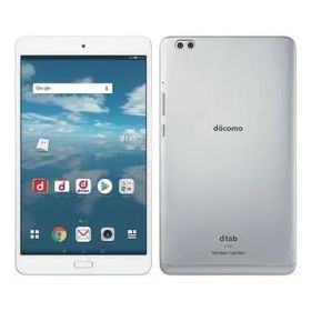 Huawei docomo 【SIMロック解除済み】 dtab Compact d-02K 3GB 32GB Silver
