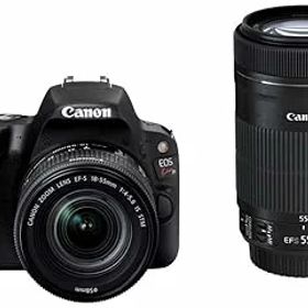 【中古】【39shop】Canon★デジタル一眼レフカメラ EOS Kiss X9 ブラック ダブルズームキット EF-S18-55mm/EF-S55-250mm EOSKISSX9BK-WKIT（良い）