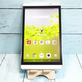 【美品・送料無料】HUAWEI dtab compact 16GB シルバー d-02H docomo 本体 白ロム SIMロック解除済み SIMフリー 565765