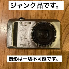 カシオコンパクトデジタルカメラEX-ZR400シルバー撮影不可能なジャンク品