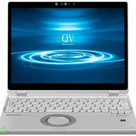 「非常に良い」パナソニック ノートパソコン Let''s note シルバー CF-QV8FDGQR(中古品)
